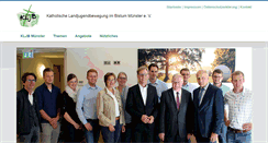 Desktop Screenshot of kljb-muenster.de